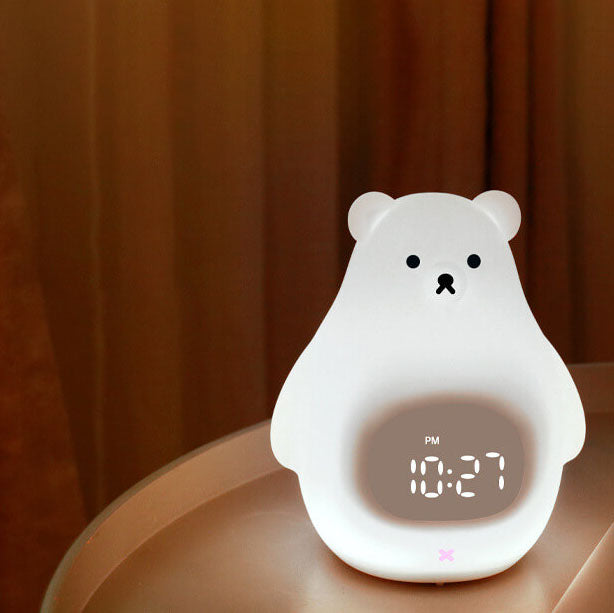 Alarm Clock Digital Kids LED Bear | Night Light