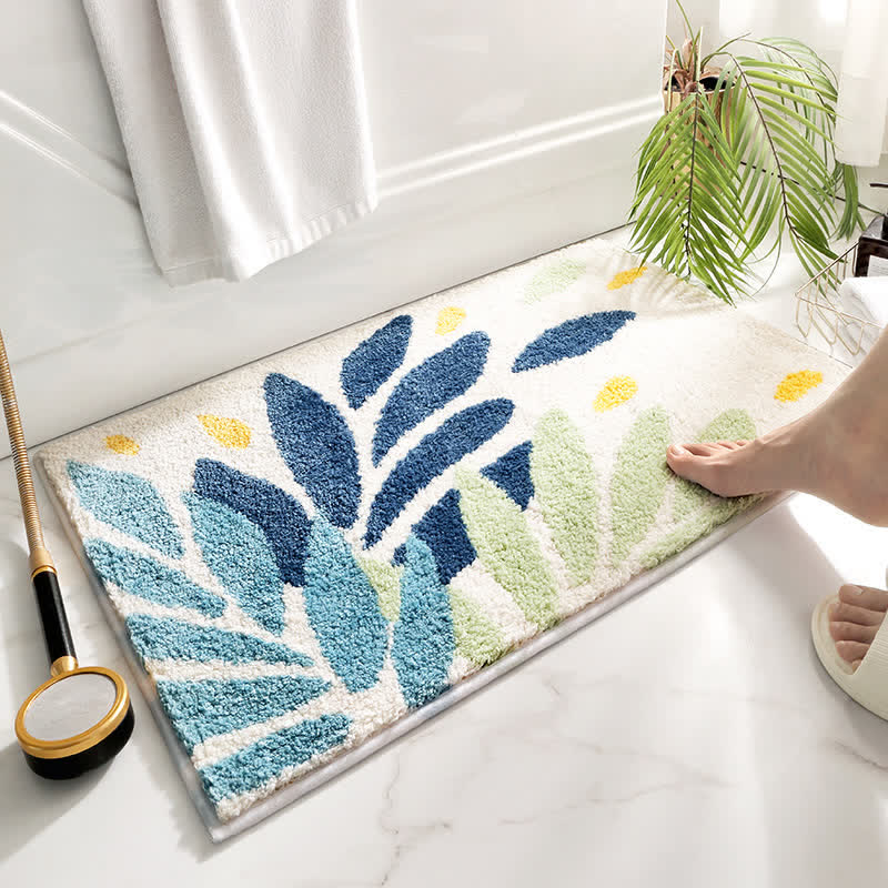 Bathroom Rug Modern Pattern | Washable