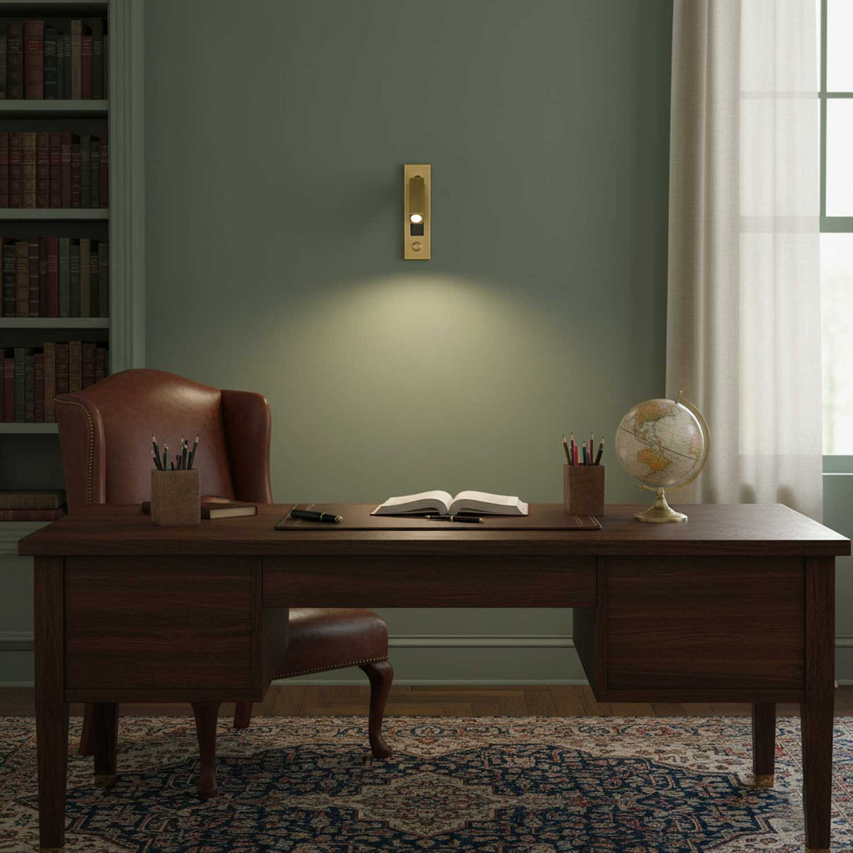 Wall Sconce LED Black Adjustable Spot Reading | Modern