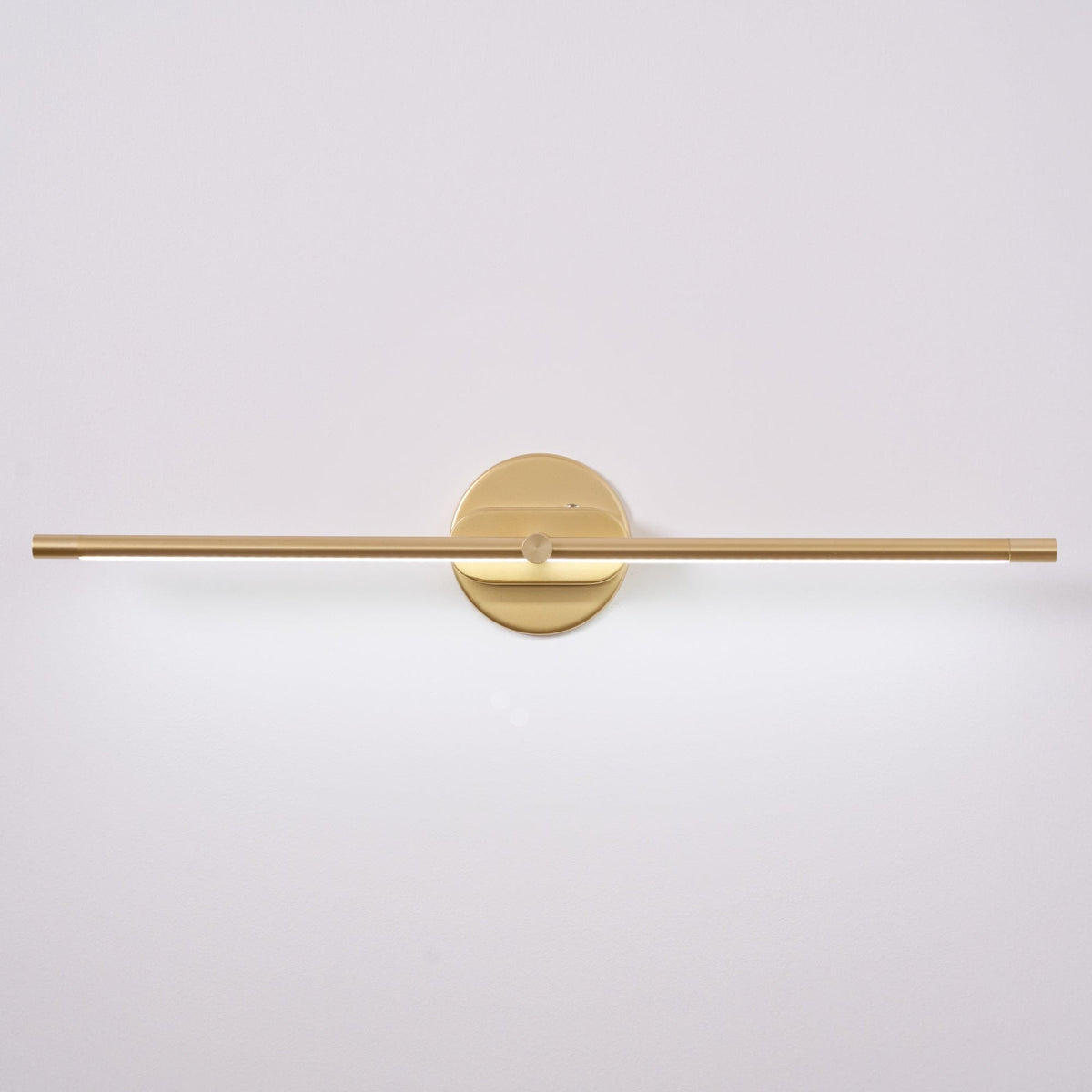LED Wall Lamp Black Brass Linear Swivel | Modern