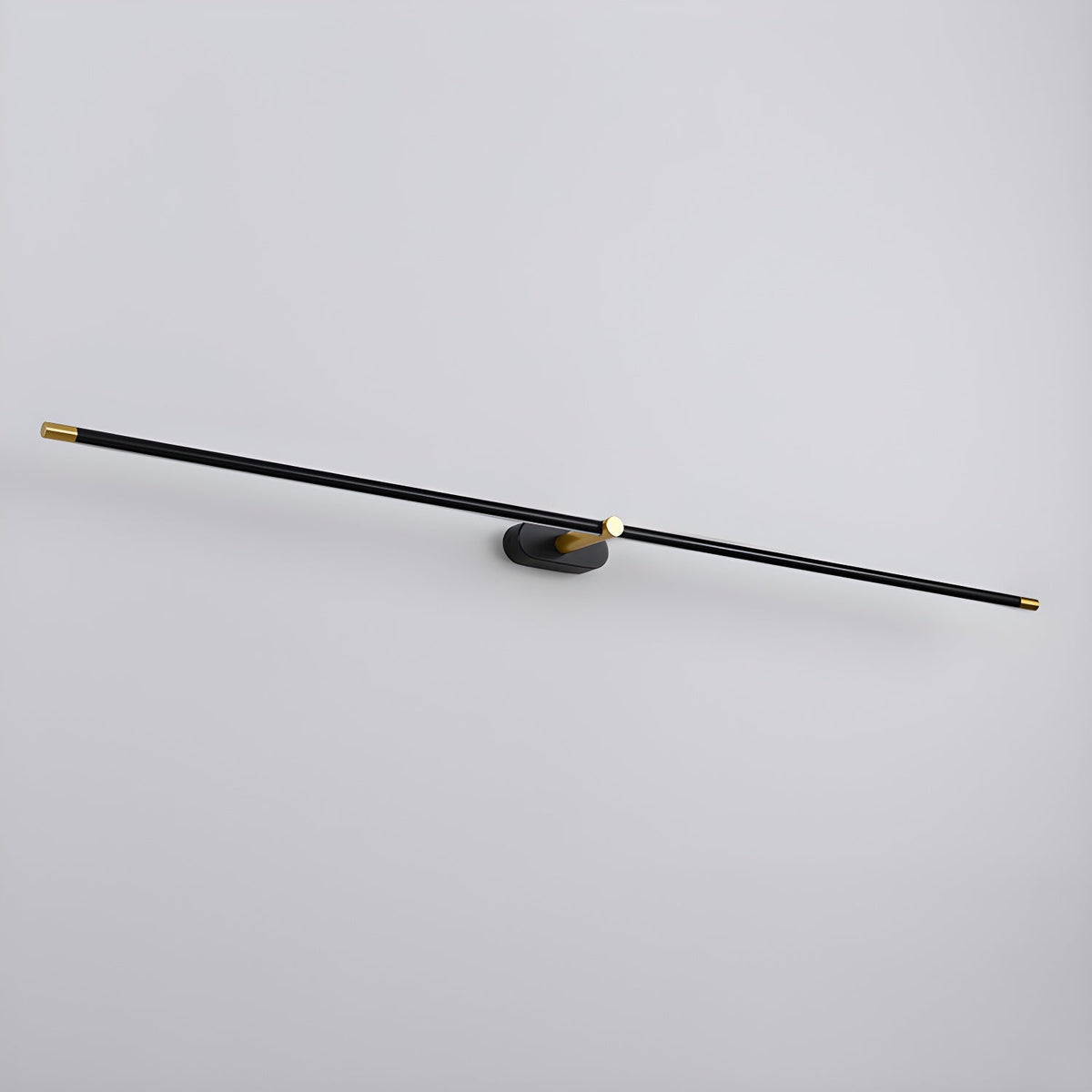 LED Wall Lamp Black Brass Linear Swivel | Modern