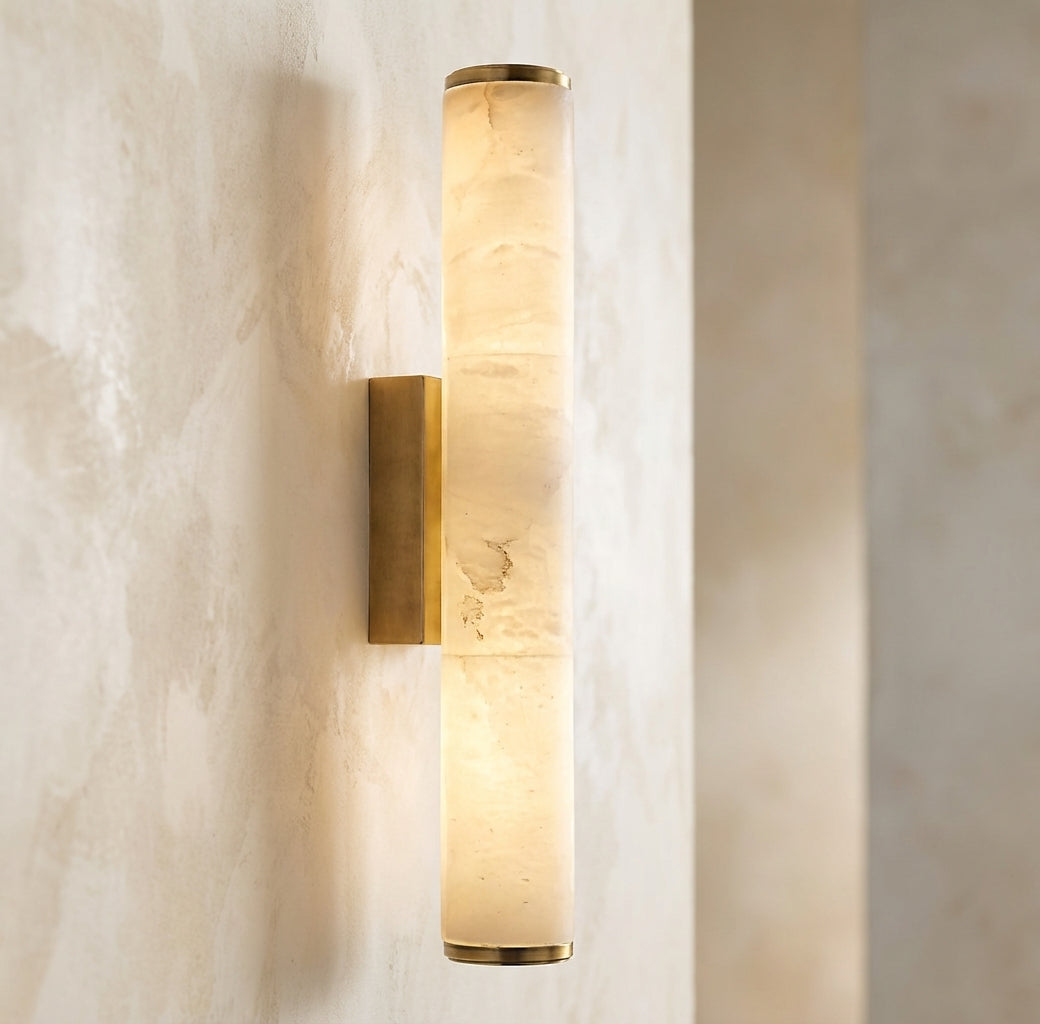 Spanish Marble Style Wall Sconce | Modern