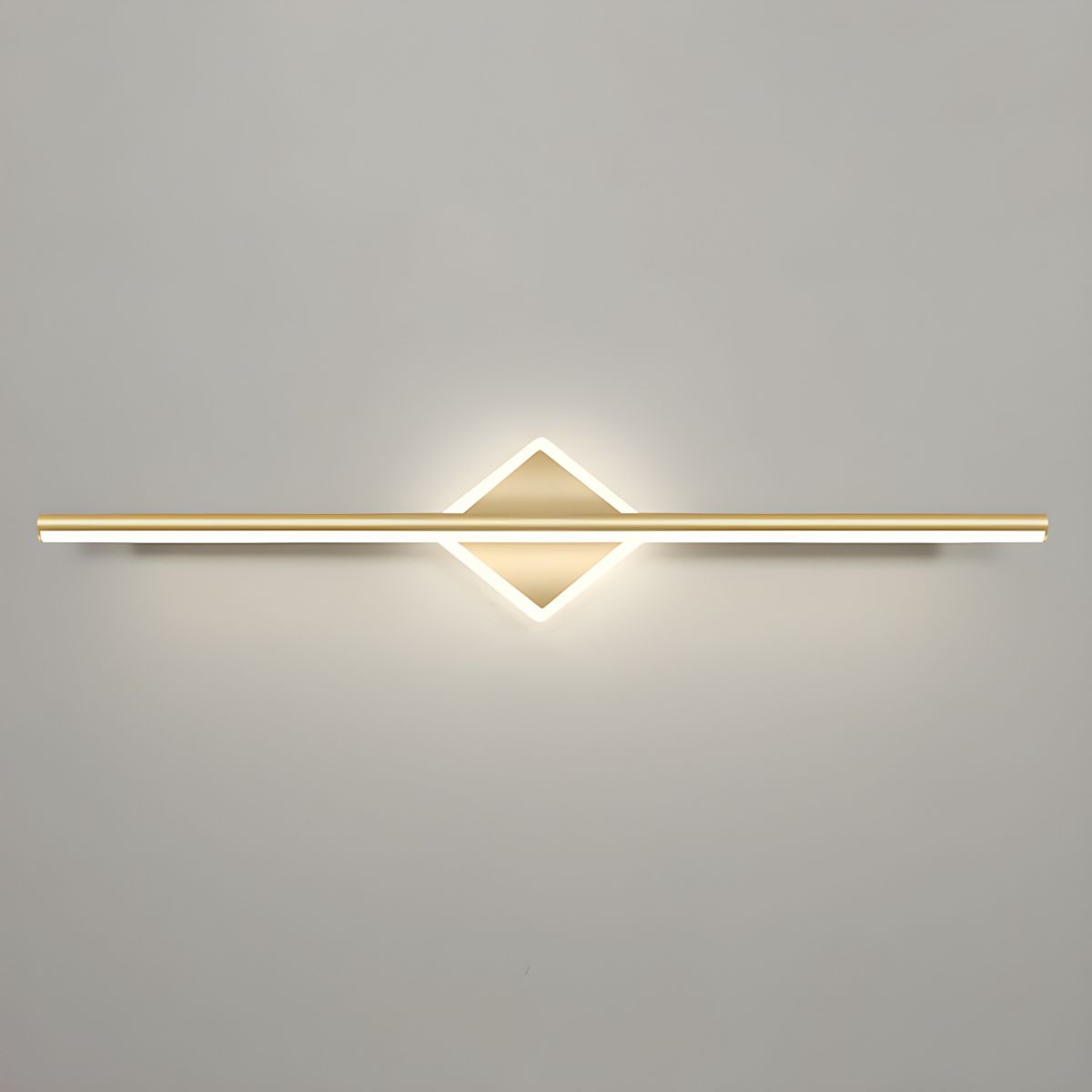 Bathroom Vanity Light with Linear Diamond Accent | LED