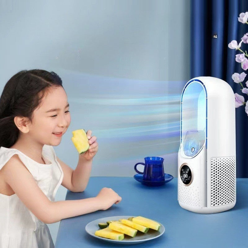 Bladeless Tower Fan with Humidifier | 6-Speed