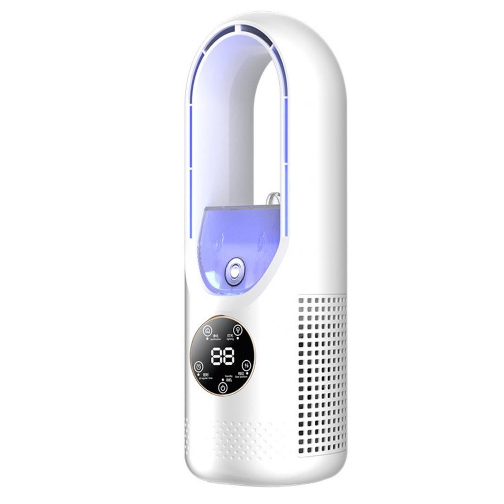 Bladeless Tower Fan with Humidifier | 6-Speed