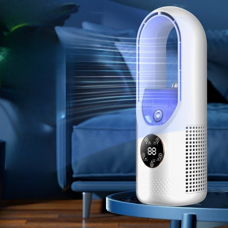 Bladeless Tower Fan with Humidifier | 6-Speed