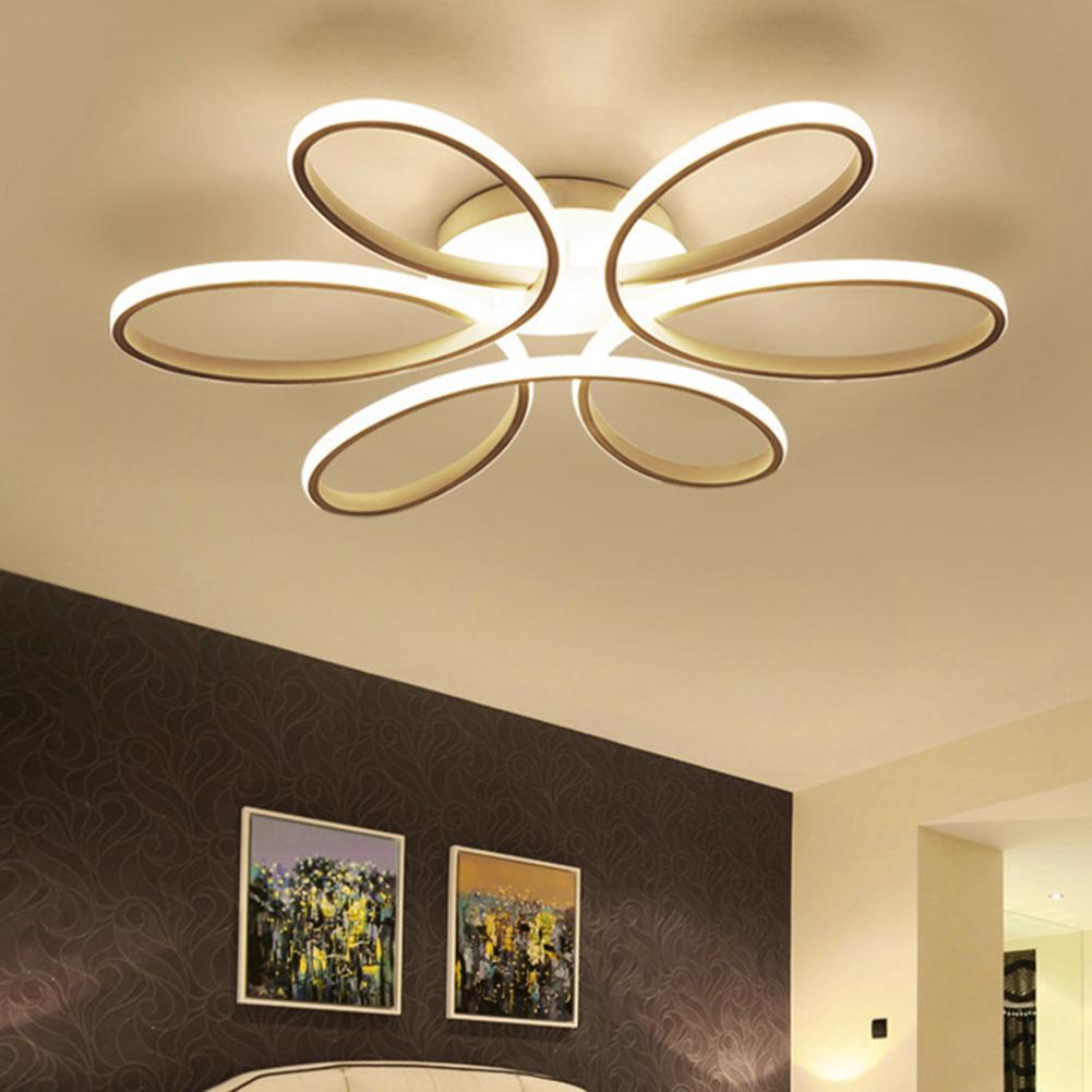 Ceiling Lights with Flower LED Design | Bedroom & Living Room