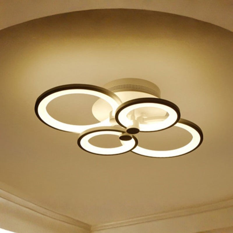 Ceiling Lights with Multi-Ring LED | Bedroom & Living Room
