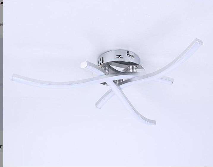 Ceiling Lights with Wave LED Design | Living Room & Kitchen
