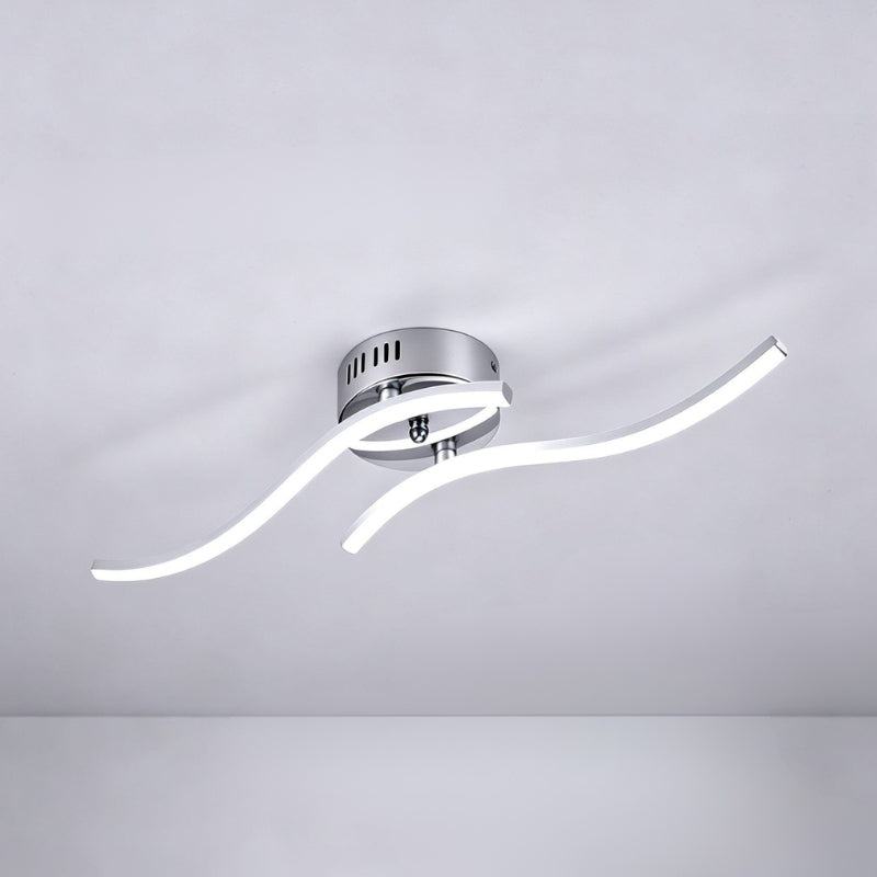 Ceiling Lights with Wave LED Design | Living Room & Kitchen
