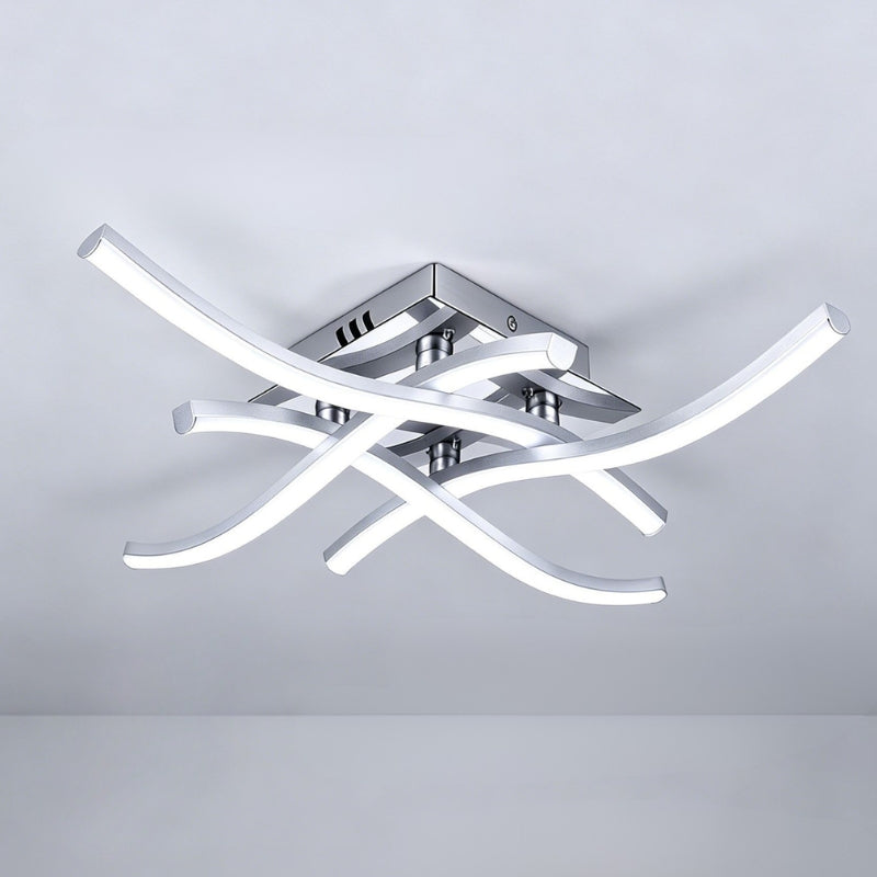 Ceiling Lights with Wave LED Design | Living Room & Kitchen