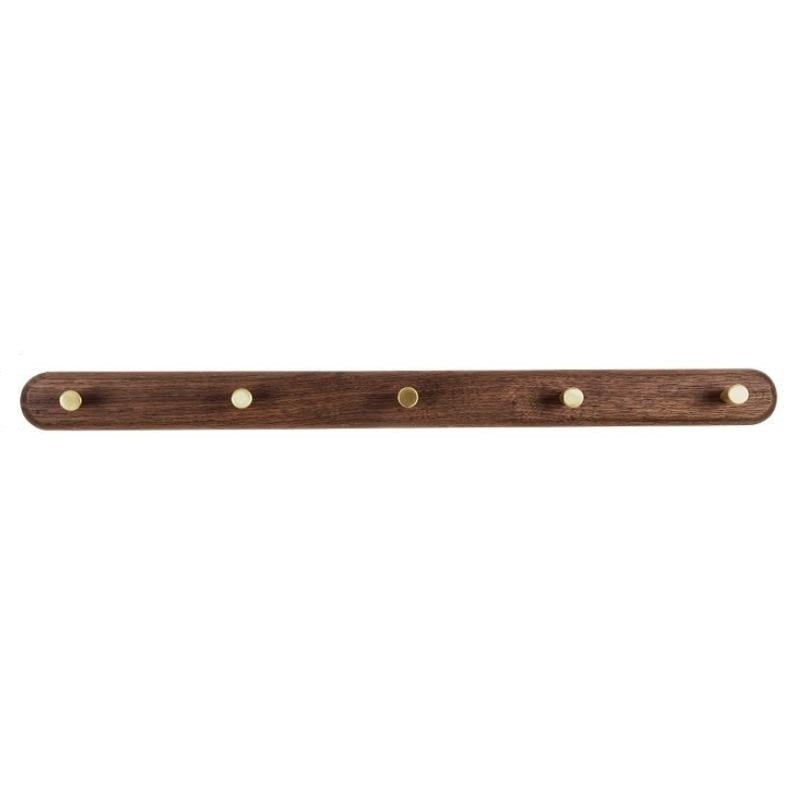 Coat Hangers Wood Peg Rail with Round Knobs | Minimalist