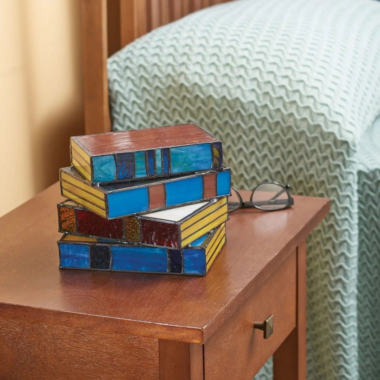 Decorative Lighting Stack Book Lamp | Bedside