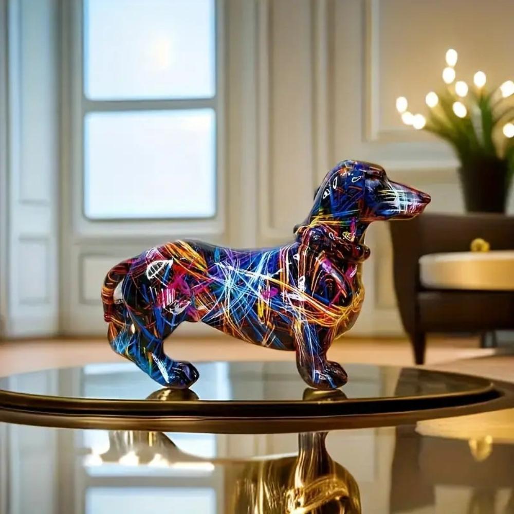 Decorative Objects Dachshund Statue | Splash Art