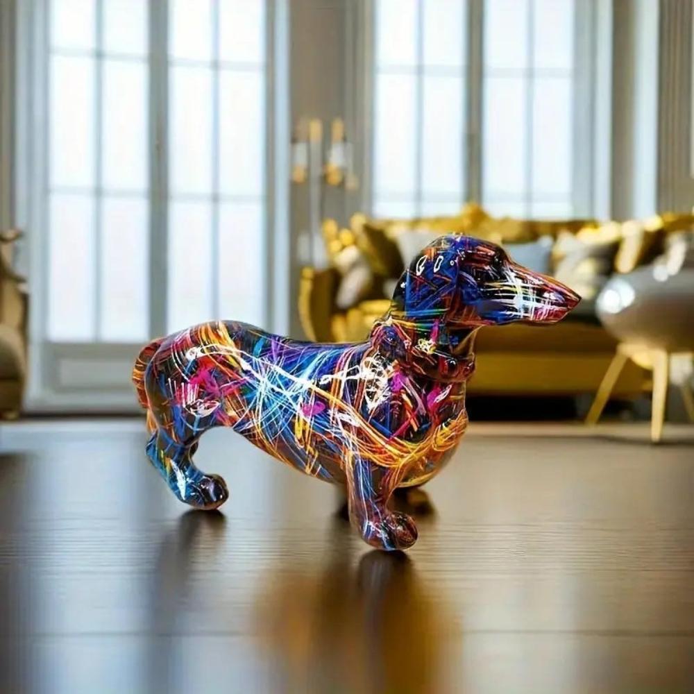 Decorative Objects Dachshund Statue | Splash Art