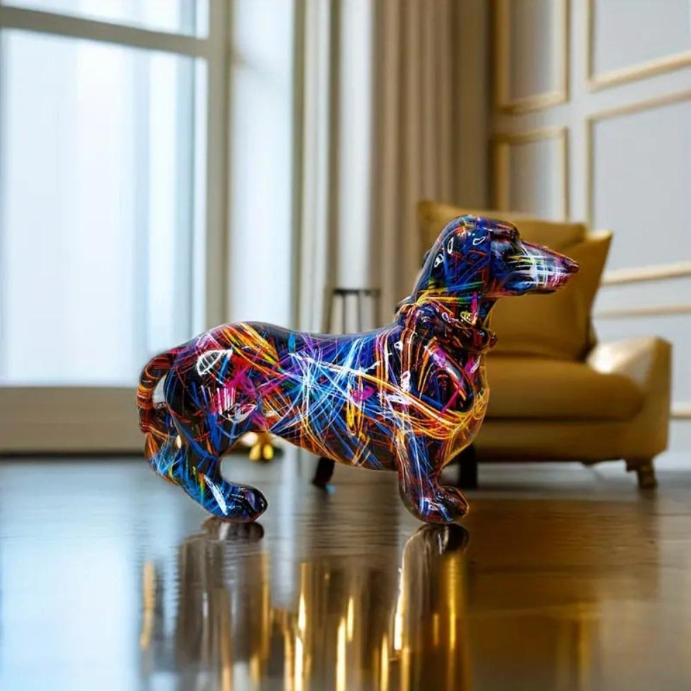 Decorative Objects Dachshund Statue | Splash Art