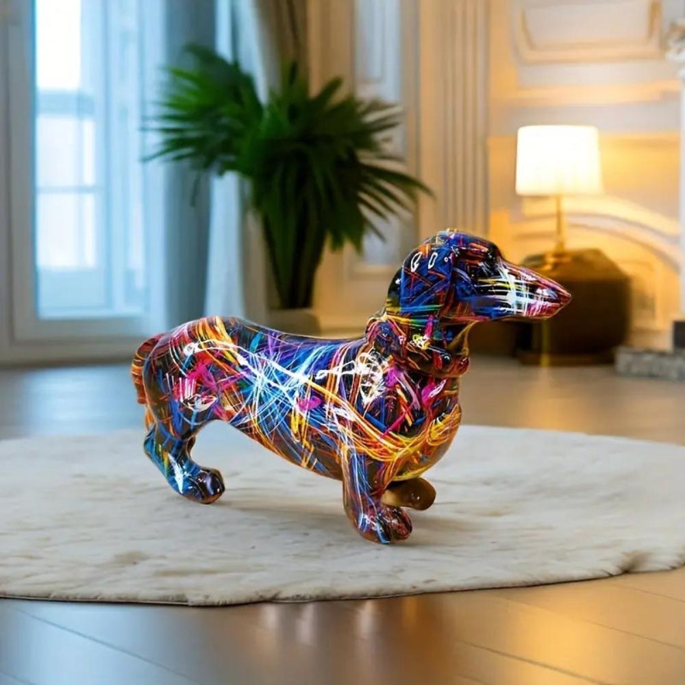 Decorative Objects Dachshund Statue | Splash Art