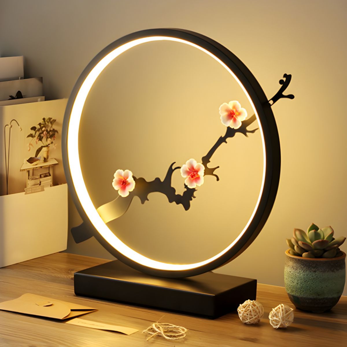 Desk Lamps with LED Frame | Bedroom & Living Room