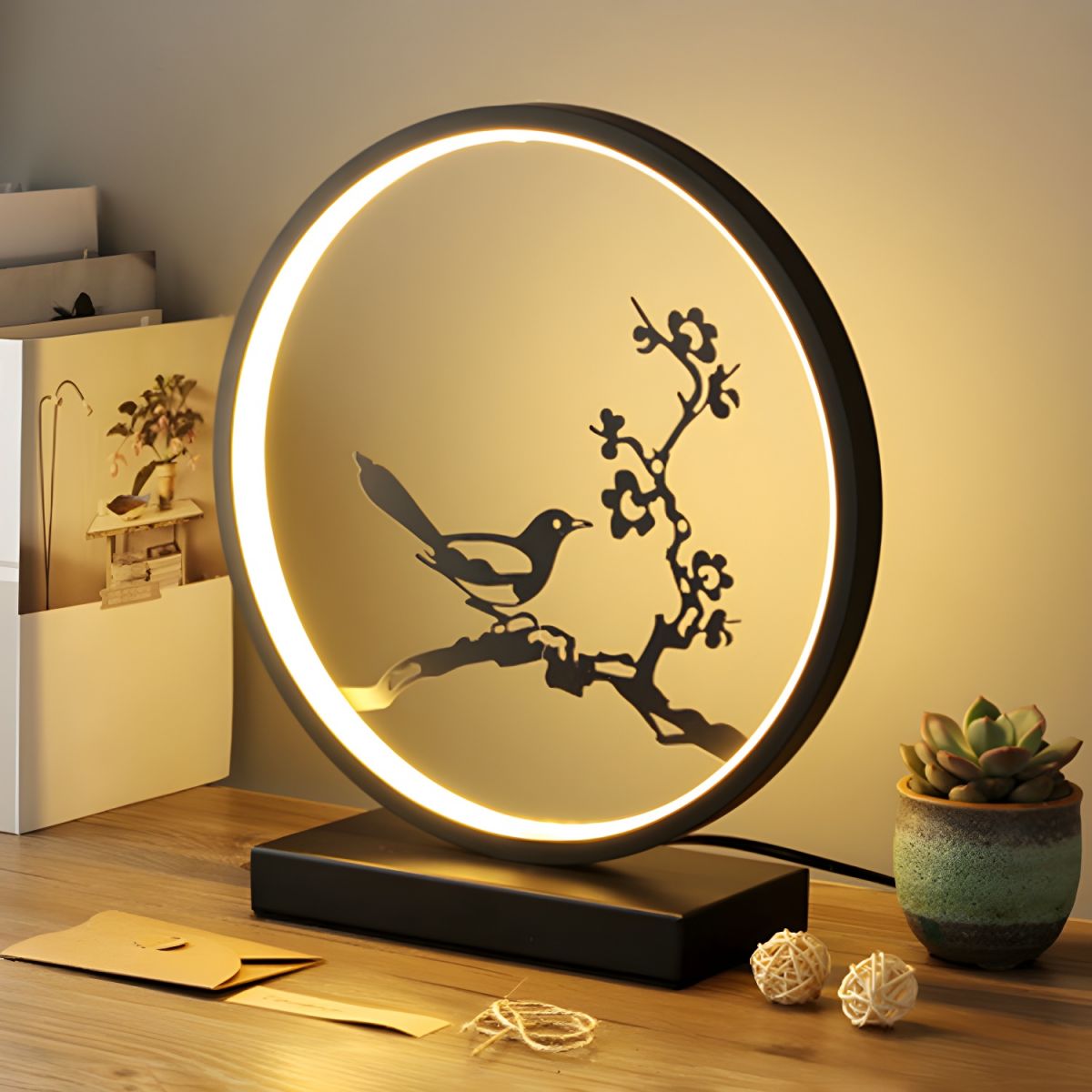 Desk Lamps with LED Frame | Bedroom & Living Room