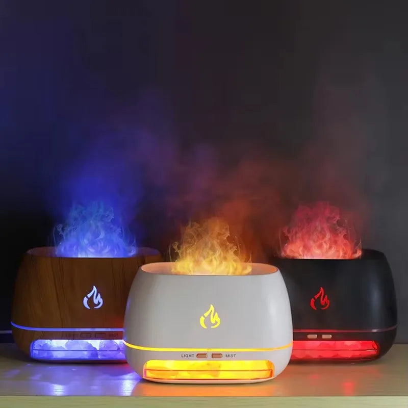 Diffuser Flame Effect with LED Lighting | USB