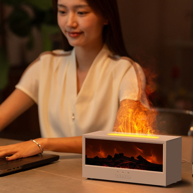 Diffusers Flame Fireplace with Remote Control | Aromatherapy