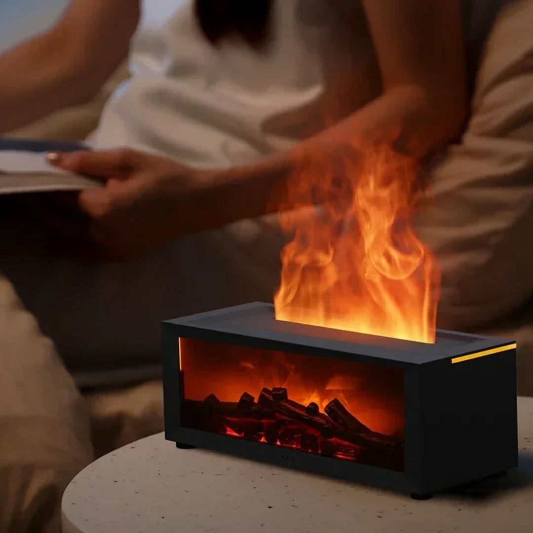 Diffusers Flame Fireplace with Remote Control | Aromatherapy