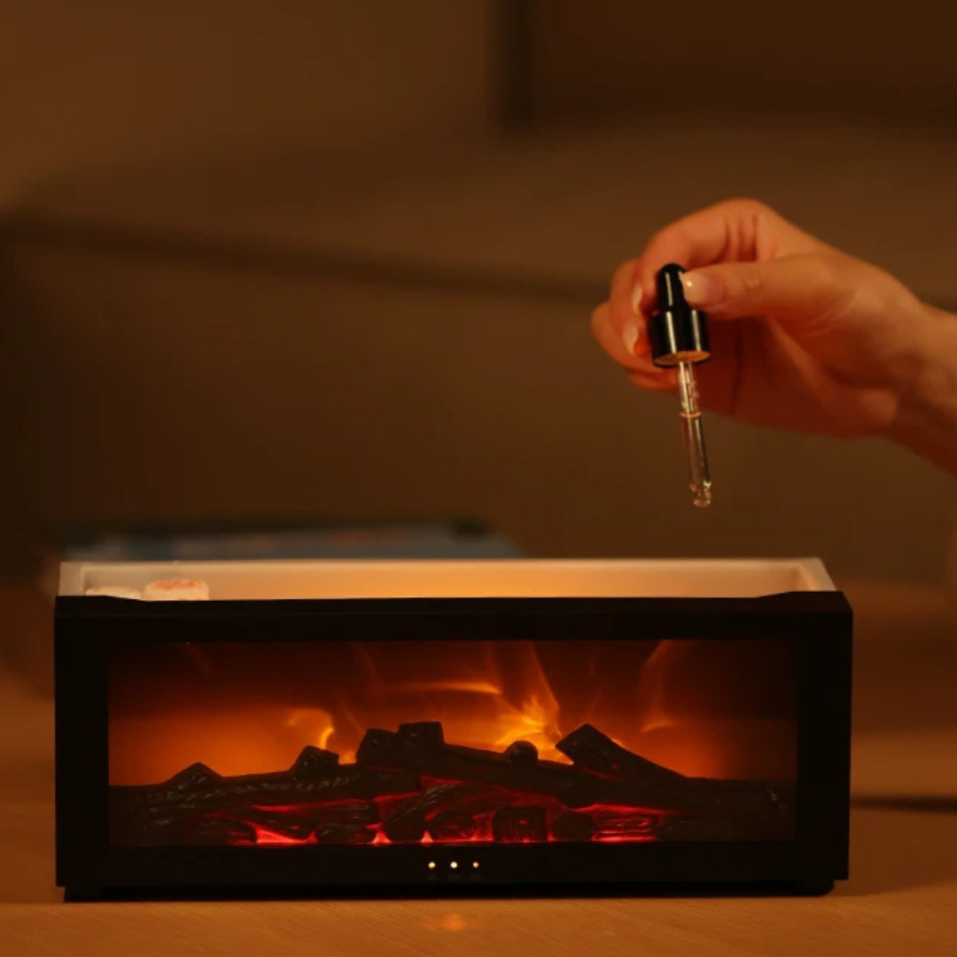 Diffusers Flame Fireplace with Remote Control | Aromatherapy