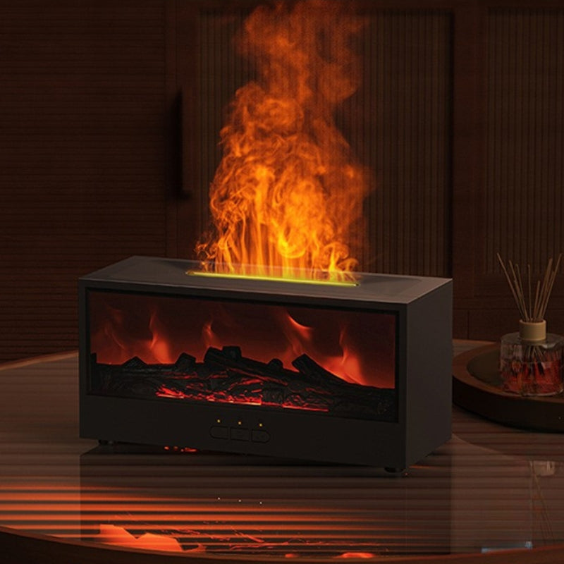 Diffusers Flame Fireplace with Remote Control | Aromatherapy