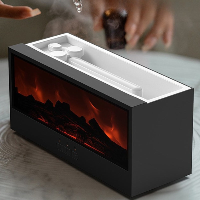 Diffusers Flame Fireplace with Remote Control | Aromatherapy
