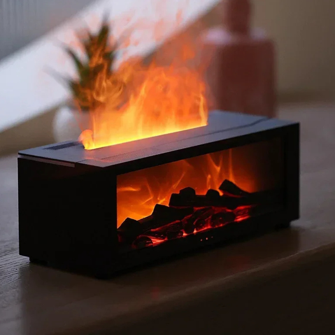 Diffusers Flame Fireplace with Remote Control | Aromatherapy