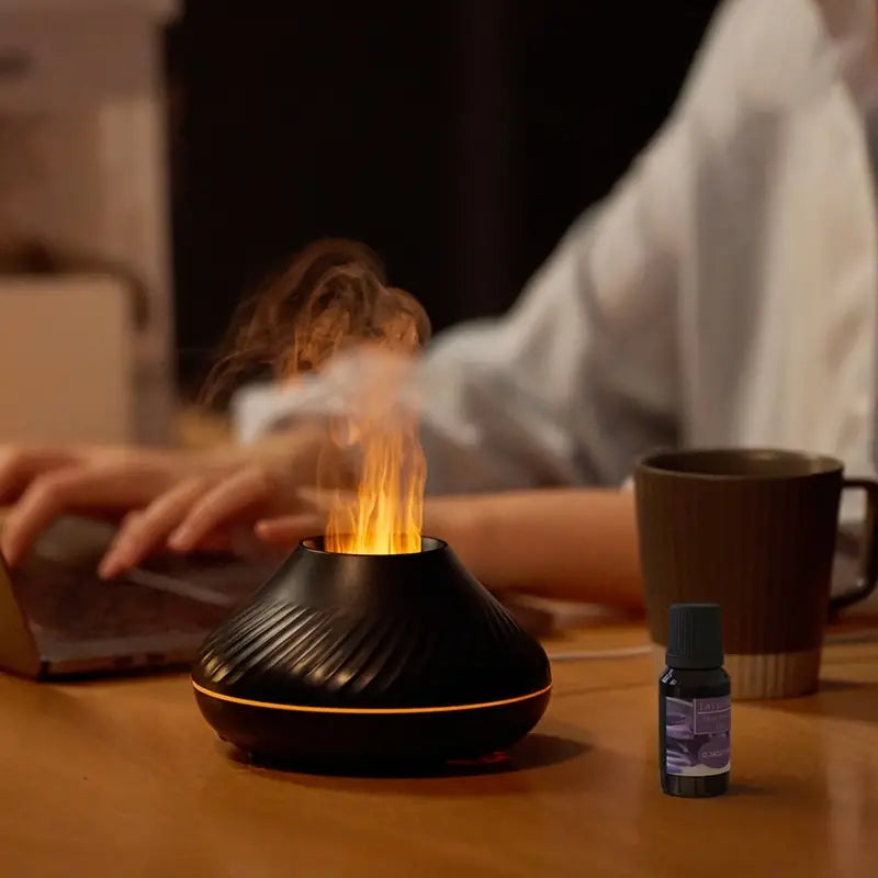 Diffusers Volcano Flame Effect with Ripple Design | Aromatherapy