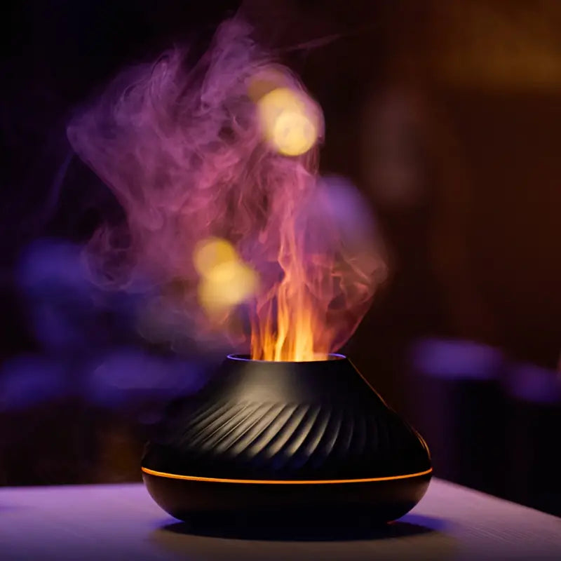 Diffusers Volcano Flame Effect with Ripple Design | Aromatherapy