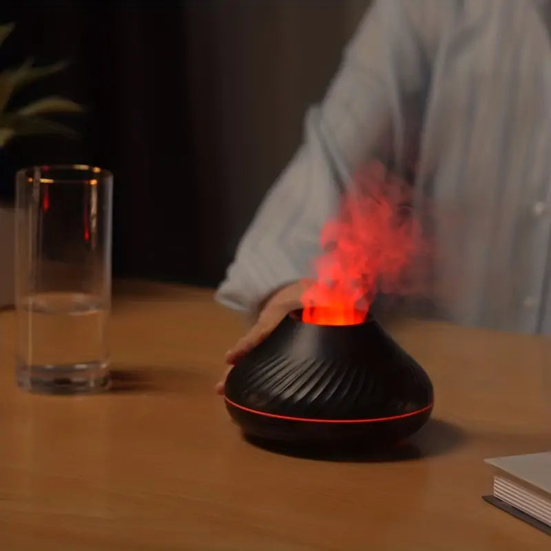 Diffusers Volcano Flame Effect with Ripple Design | Aromatherapy