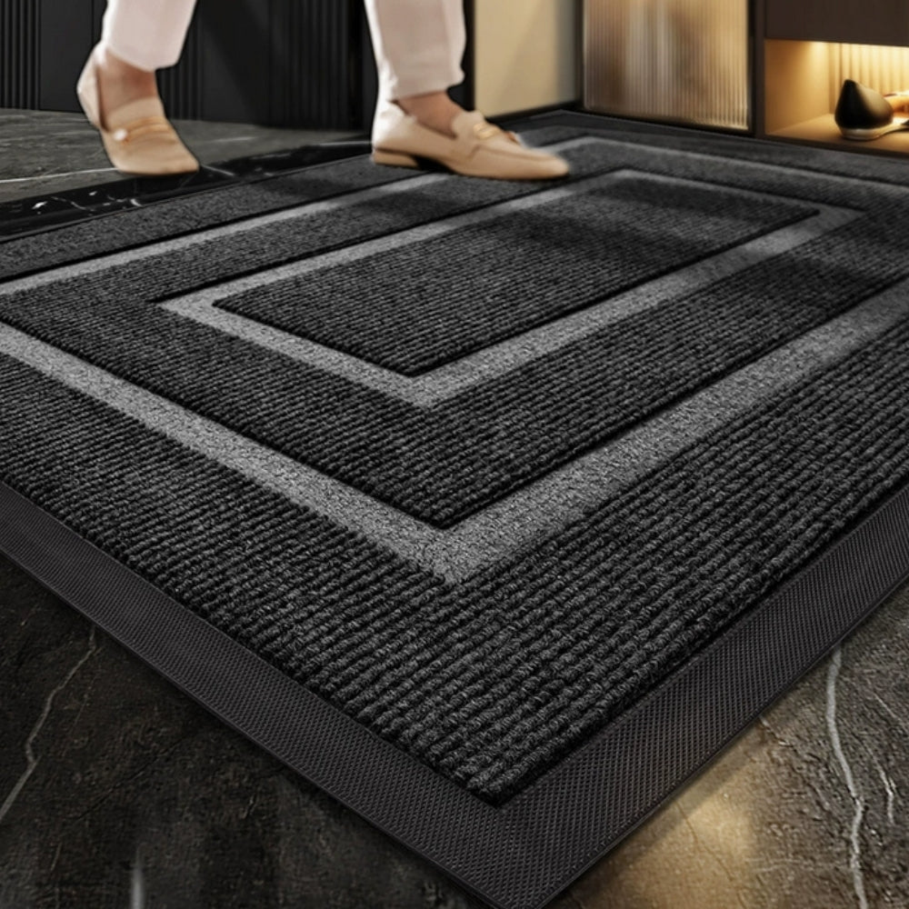 Door Mat for Entrance with Border Design | Dirt Trapper