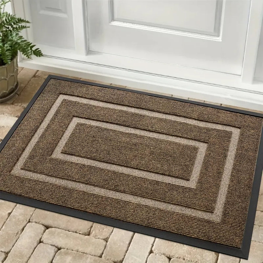 Door Mat for Entrance with Border Design | Dirt Trapper