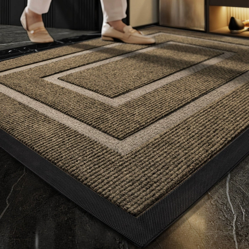 Door Mat for Entrance with Border Design | Dirt Trapper