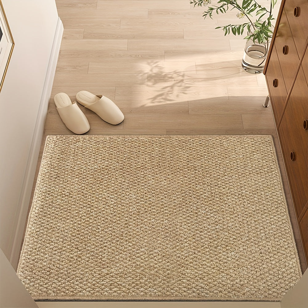 Doormat for Entryway with Chunky Loop Texture | Minimalist