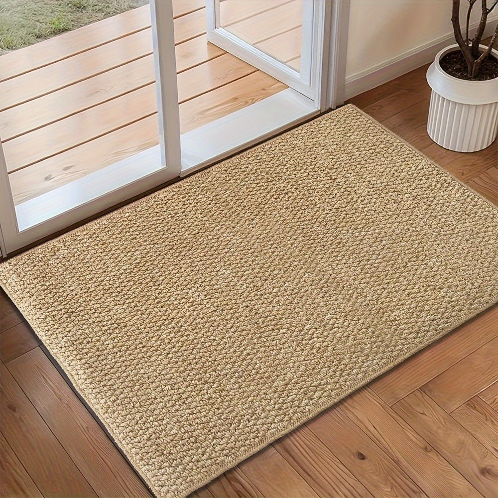 Doormat for Entryway with Chunky Loop Texture | Minimalist