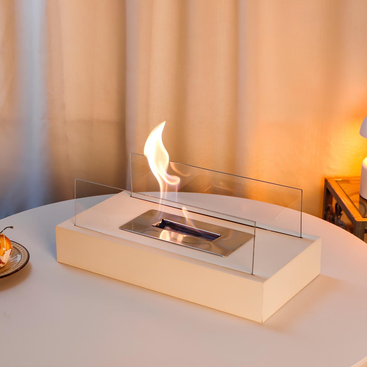 Fire Pits Tabletop with Glass Panels | Portable
