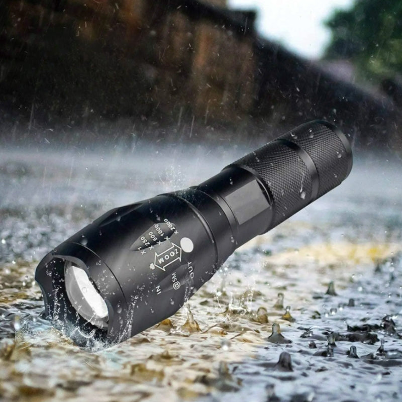 Flashlight Tactical Zoomable with Battery | LED