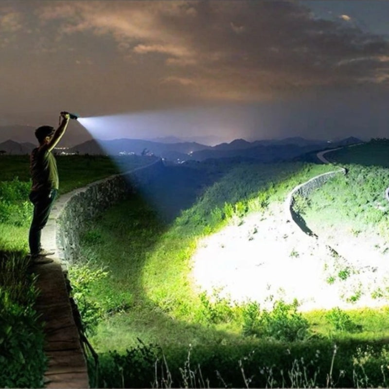 Flashlight Tactical Zoomable with Battery | LED