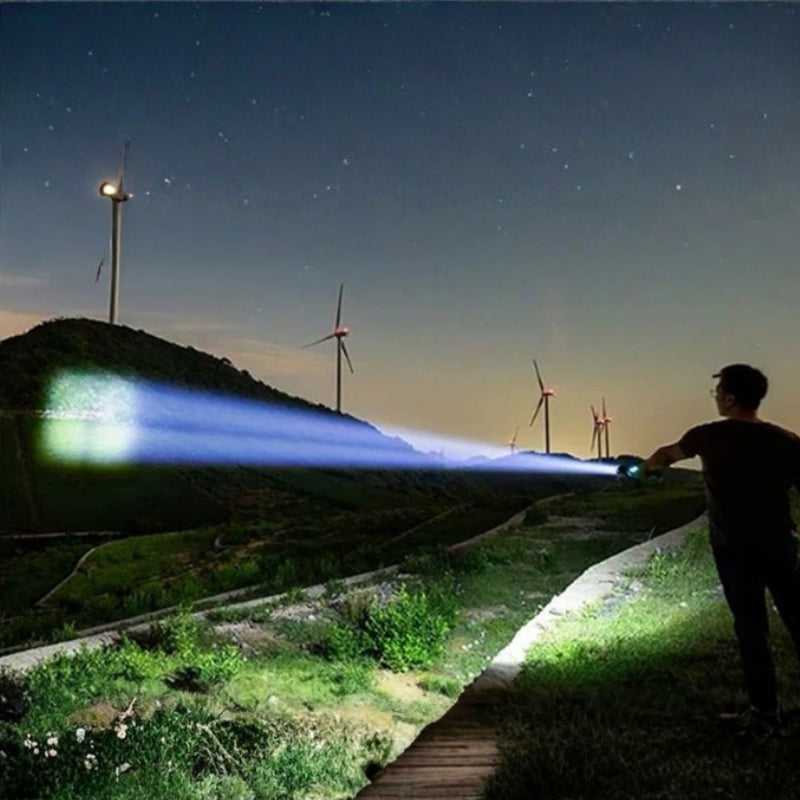 Flashlight Tactical Zoomable with Battery | LED