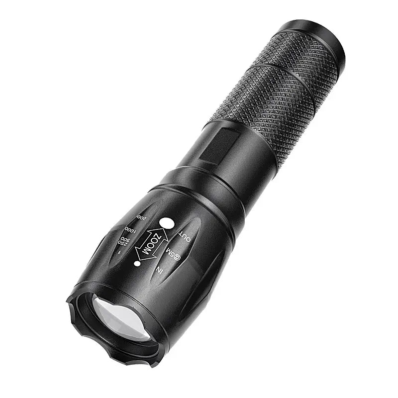 Flashlight Tactical Zoomable with Battery | LED