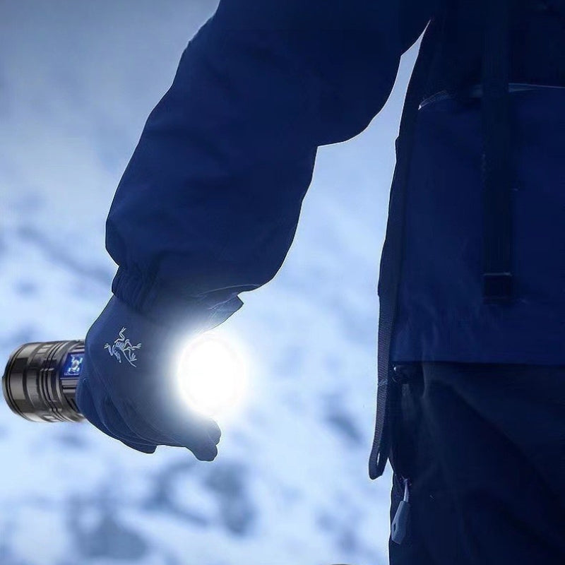 Flashlight Tactical Zoomable with Bottom Light | Handheld