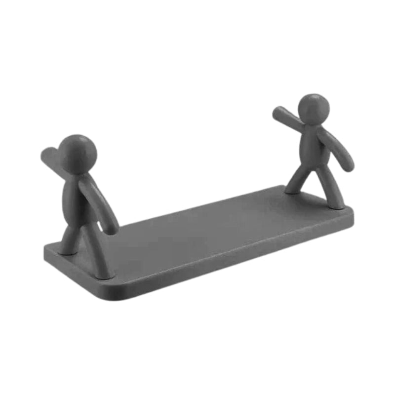 Floating Shelves Figurine Support with Ledge | No-Drill