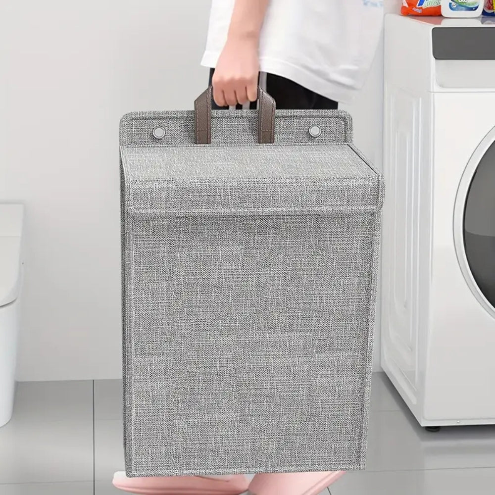 Foldable Hanging Laundry Basket | Wall Mounted