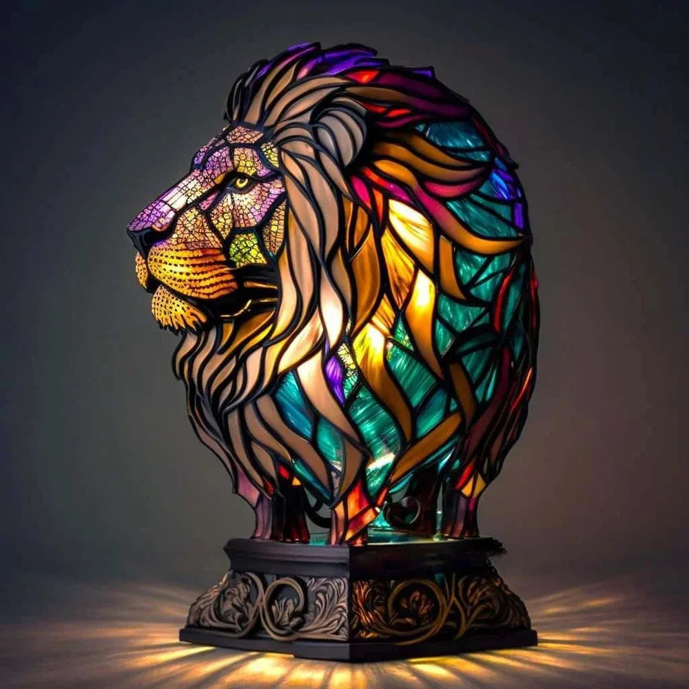 Gift Decor Animal Lamp LED Light | Tiffany Style