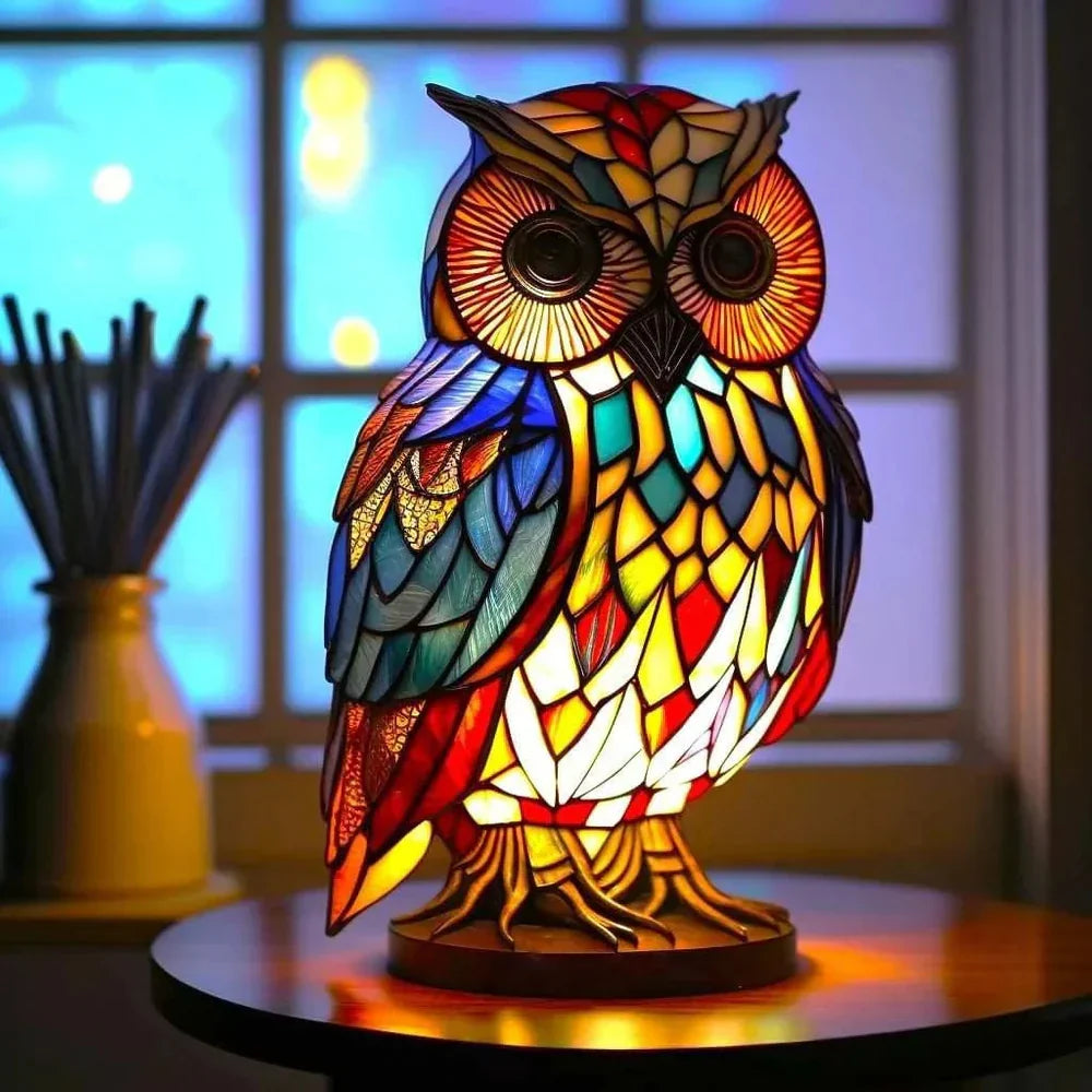 Gift Decor Animal Lamp LED Light | Tiffany Style