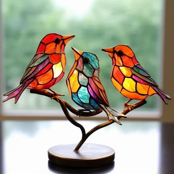 Gift Decor Birds on Branch Statue | Figurines
