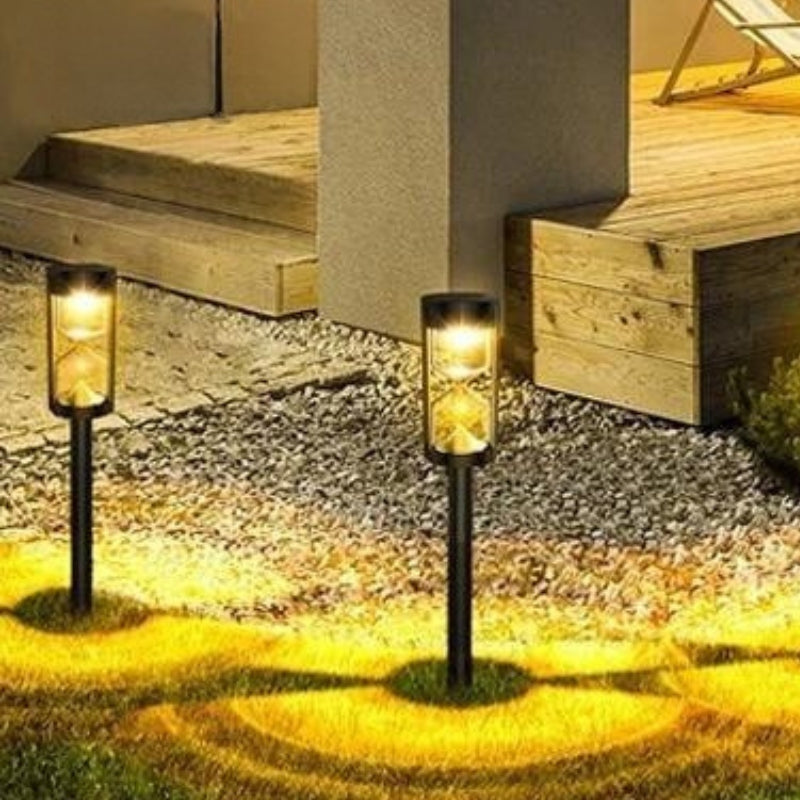 Landscape Lighting Hourglass Solar Stake for Path | Outdoor